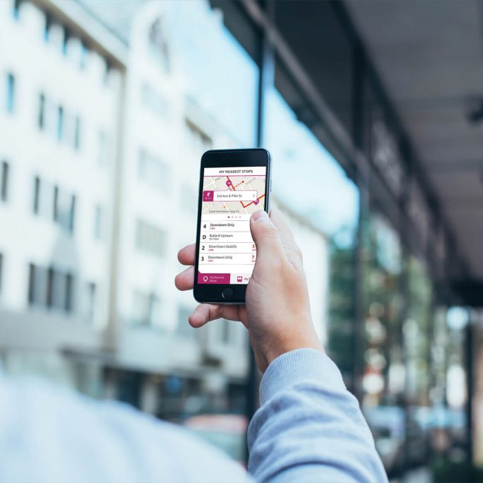 UpTop BusMe mass transit app